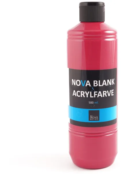 Pintura acrílica brillante Nova 500 ml. Rojo primario