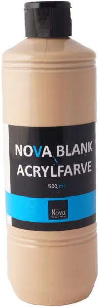 Pintura acrílica Nova brillo 500 ml. Piel/Beige