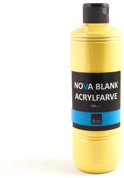 Pintura acrílica Nova brillo 500 ml. Amarillo Primario