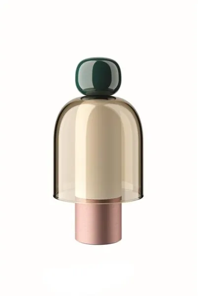 Lodes Easy Peasy Lámpara Portátil Verde/Miel/Oro Rosado