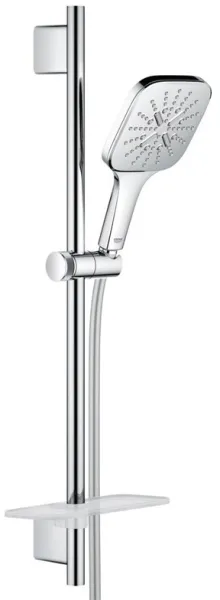 Grohe Rainshower SmartActive 130 Cube Conjunto de Ducha, 3 Tipos de Chorro, Cromo