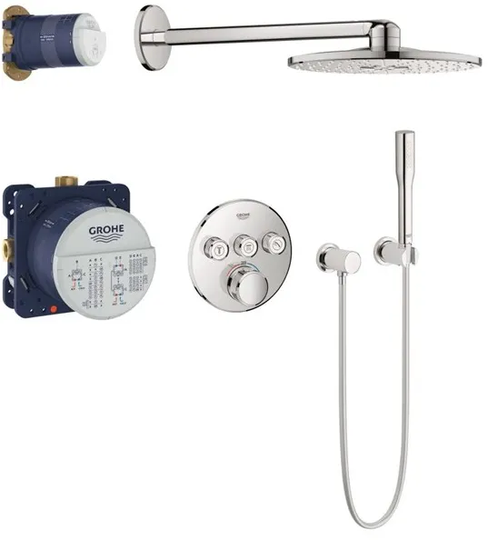Conjunto de ducha Grohe Grohtherm SmartControl con Rainshower SmartActive 310, cromo