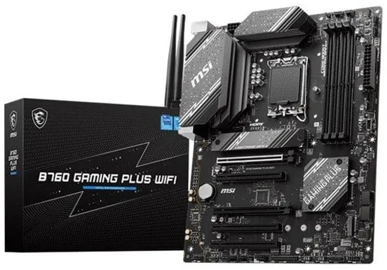 MSI B760 GAMING PLUS WIFI Placa base - Intel B760 - Socket Intel LGA1700 - Memoria DDR5 - ATX