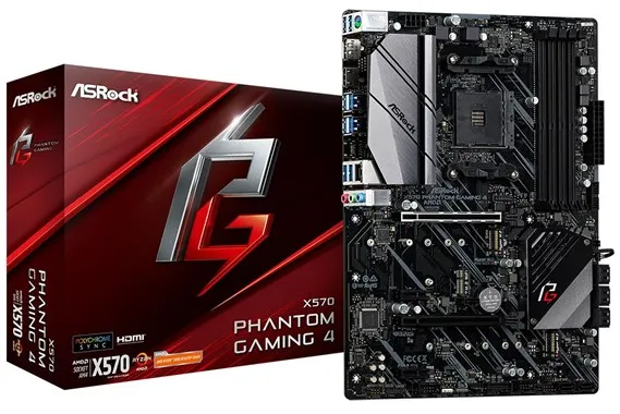ASRock X570 PHANTOM GAMING 4 Placa base - AMD X570 - Socket AMD AM4 - RAM DDR4 - ATX