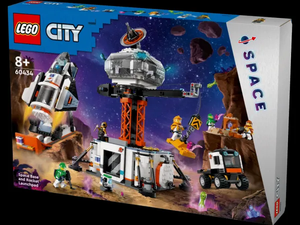 Base espacial y plataforma de lanzamiento de cohetes 60434 LEGO® City