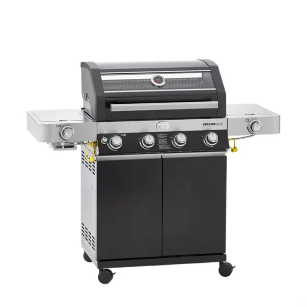 Rösle BBQ parrilla de gas - Videro G4-s - 4 quemadores principales