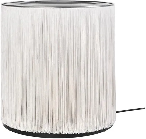 Gubi Model 597 Lámpara de pie Aluminio Pulido/ Flecos Crema