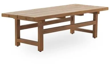 Sika-Design Julian Mesa de Café de Exterior 140x55 cm Teca