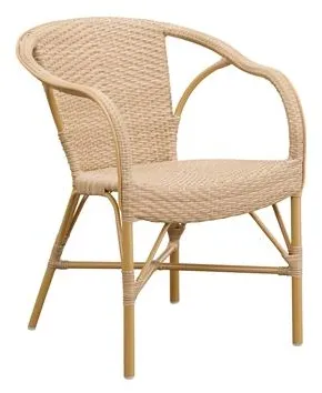 Sika-Design Madeleine Exterior Silla de Café Exterior Natural/Almendra