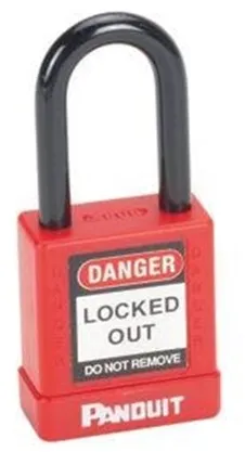 PANDUIT Candado no conductor, arco de 38 mm