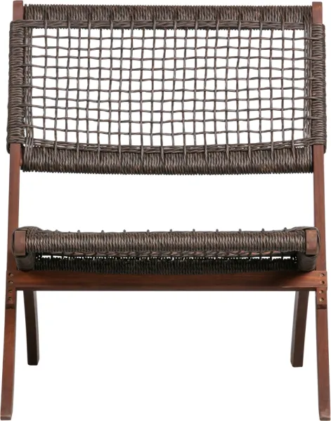 Lois, Silla plegable, marrón oscuro, eucalipto