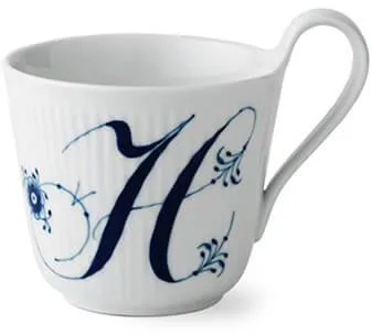 Royal Copenhagen Alphabet Colección Taza 33 cl - H