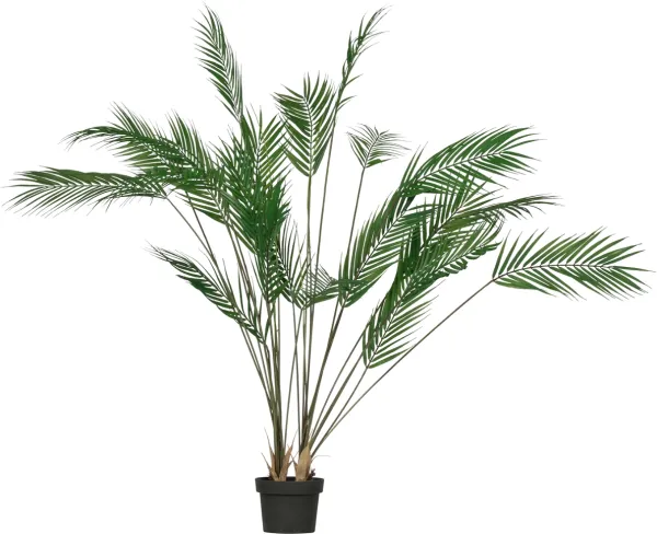Palmera, Planta artificial, verde, H110x75x75 cm