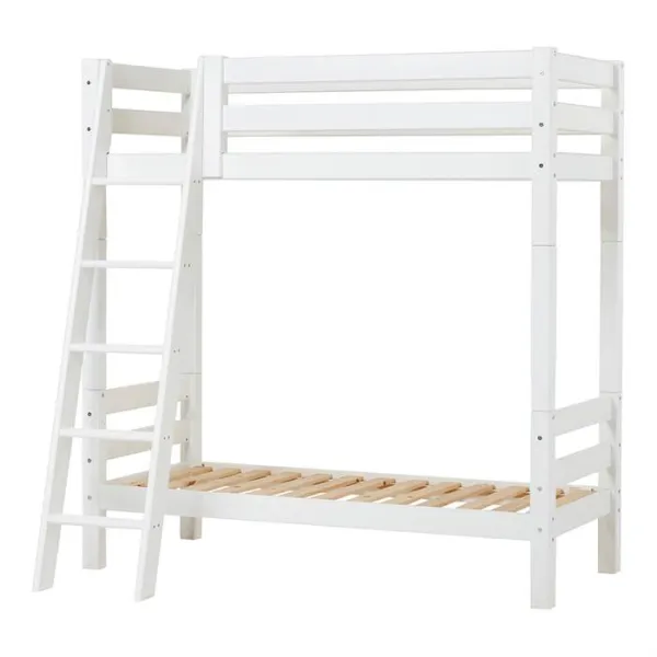Litera alta Hoppekids ECO Luxury con escalera inclinada - 70 x 160 cm