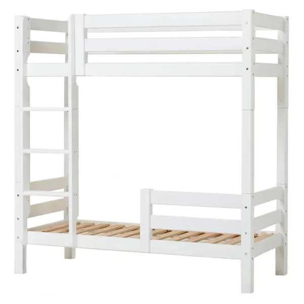 Litera alta Hoppekids ECO Luxury con escalera y barrera de cama - 70 x 160 cm