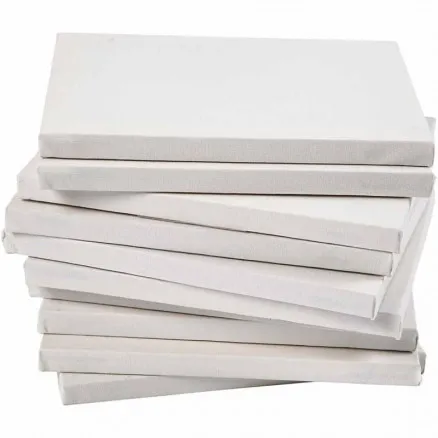 Lienzo, blanco, profundidad 1,6 cm, A2, tamaño 42x60 cm, 280 g, 20 uds/1