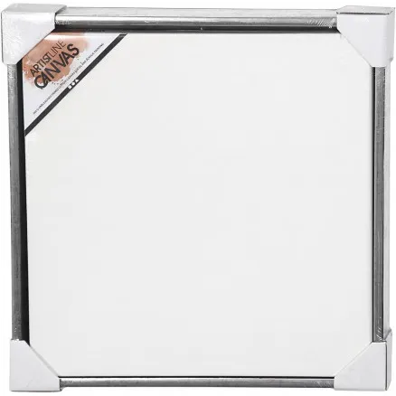 Lienzo ArtistLine con marco, dim. ext. 54x54 cm, profundidad 3 cm, blanco, anti