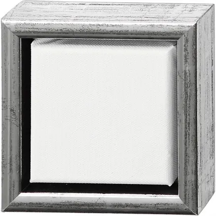 Lienzo ArtistLine con marco, blanco, profundidad 3 cm, tamaño 14x14 cm, 360 g, 6