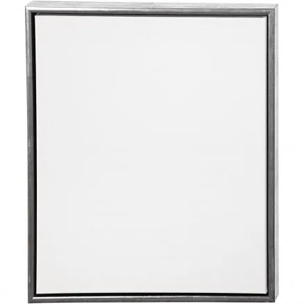 Lienzo ArtistLine con Marco Blanco/Plata Antigua 50x60cm/54x64x3cm