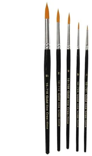 Creativ Company Gold Line - Pinceles (Nº 1 + 18)