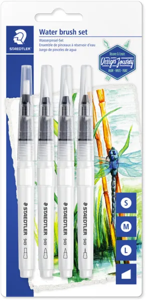 Pincel Staedtler, 4 uds. surt. Bk