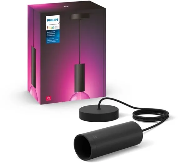 Lámpara colgante Philips Hue Lightguide E27 Negra
