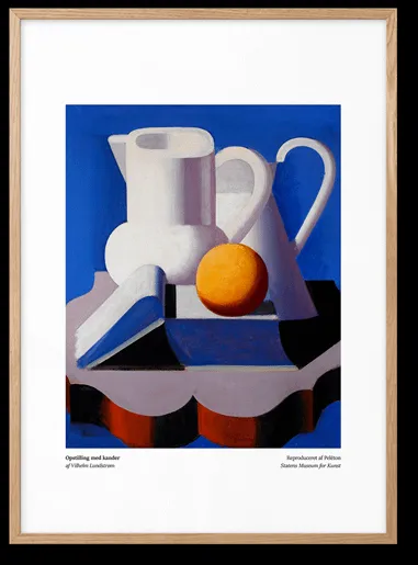 Peléton Composición con jarras póster 70x100