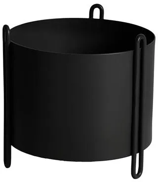 Woud Pidestall Planta de Interior Pequeña Negra
