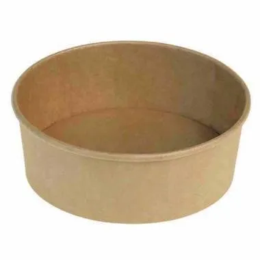 Ensaladera Catersource redonda 750 ml Ø150 mm x 61 mm kraft marrón con PE