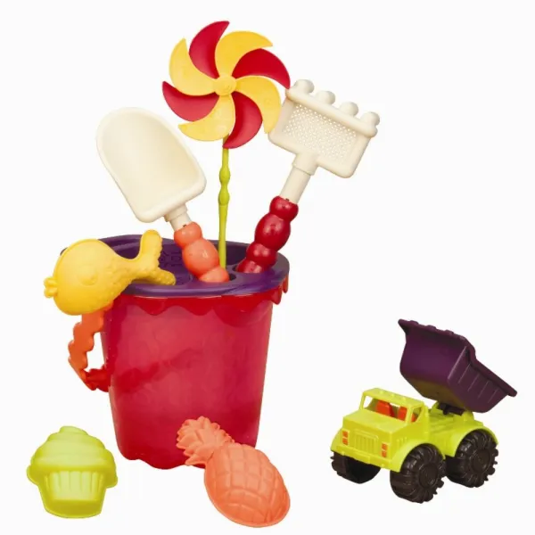 Sands Ahoy - Juego de cubo - Rojo
