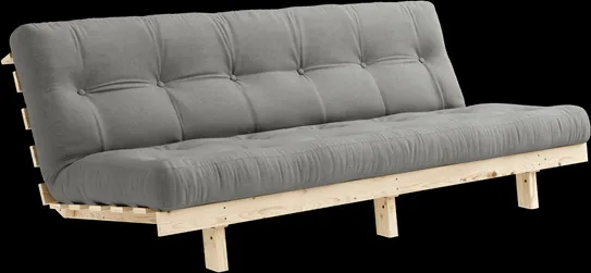 Karup Design Lean Sofá cama con colchón Alpha 130x200 Gris/Raw