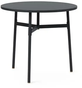 Normann Copenhagen Union Mesa Negra Ø80 X H74,5 cm