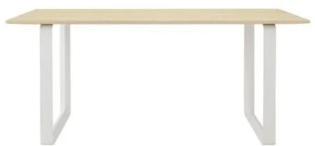Muuto 70/70 Mesa de comedor 170x85 Chapa de roble/Blanco