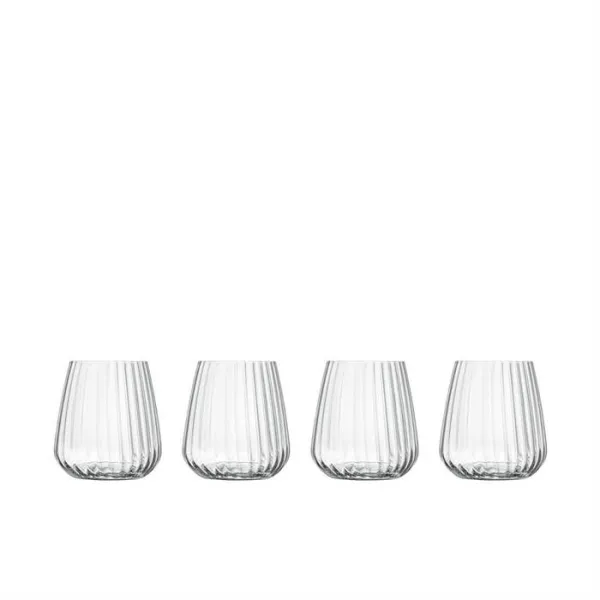 Luigi Bormioli Optica vaso de agua 45 cl 4 uds