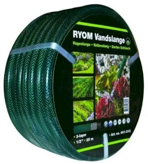 Manguera de jardín RYOM - reforzada de 3 capas