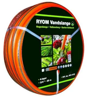 Manguera de jardín RYOM - Reforzada de 4 capas