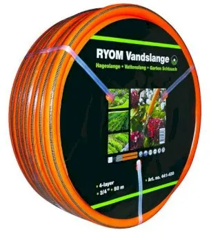 Manguera de jardín RYOM - Reforzada de 4 capas