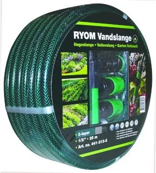 Manguera de jardín RYOM - reforzada de 3 capas