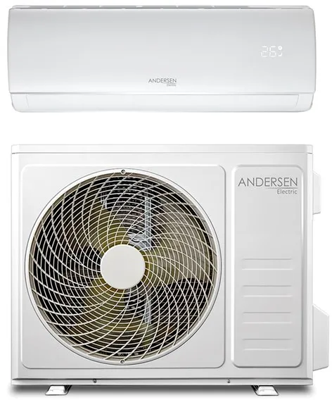 Bomba de calor aire-aire Andersen Electric AE 9000 con WiFi, 3,4 kW, 5–63 m², blanca