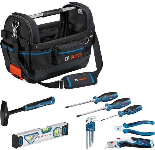 Bolsa de herramientas Bosch GWT 20 con 6 piezas de herramientas